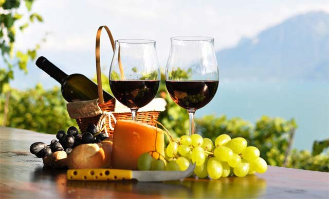 Vùng sản xuất rượu vang phổ biến